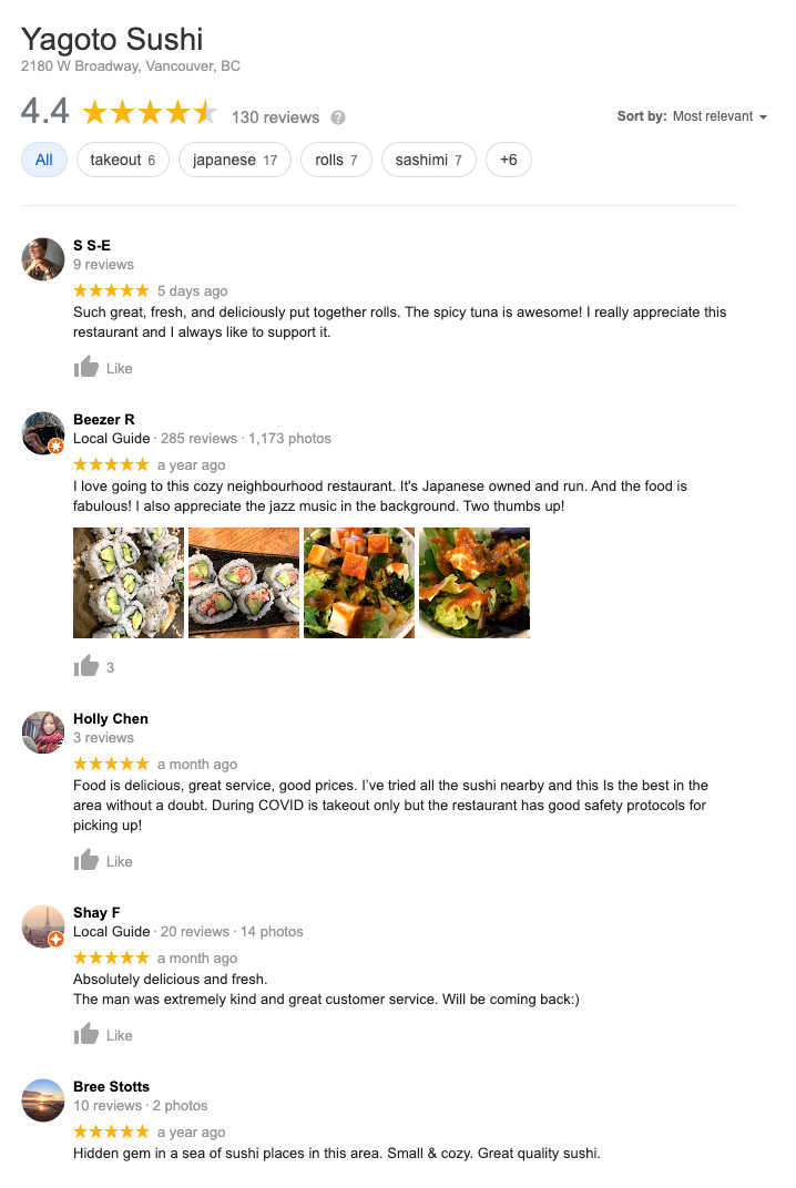 Yagoto Reviews